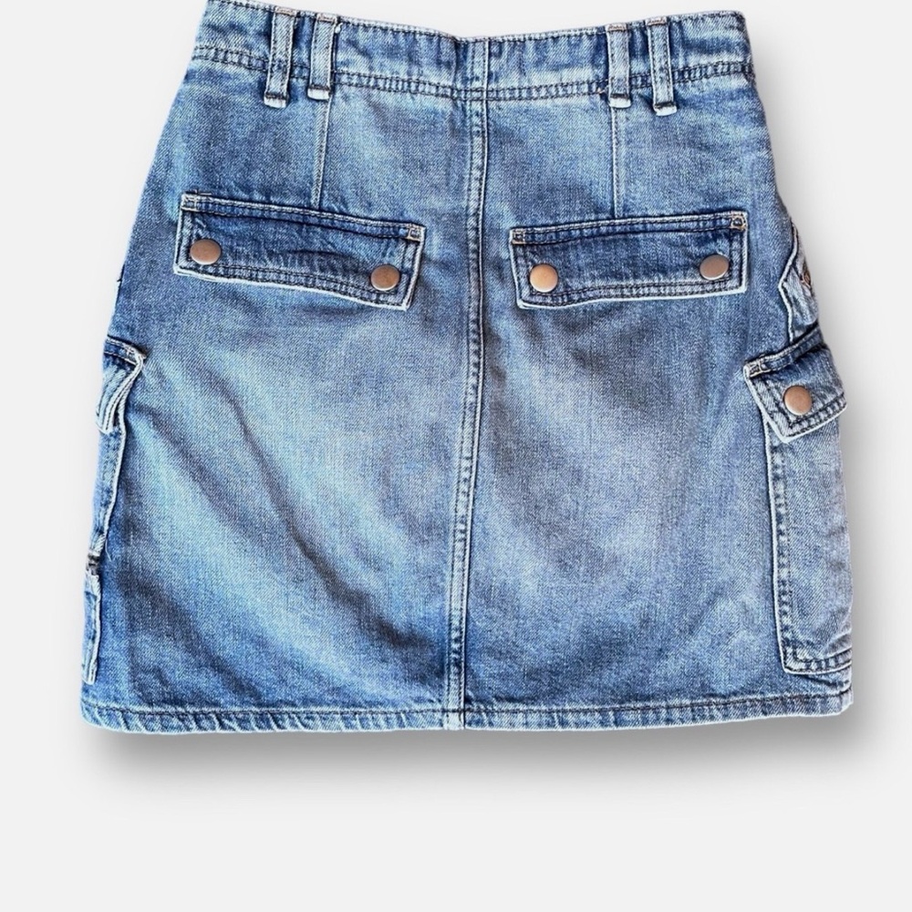 Free People We The Free Avenue Mini Skirt Icon Wash 29 - Picture 4 of 9
